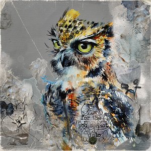 Watercolour Owl