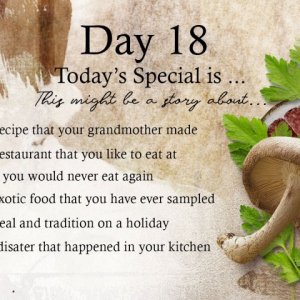 All About Me Day 18 Today's Special is ...