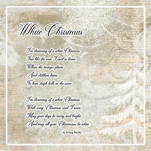 Day 12 - Scrap Christmas Song Lyrics - BE