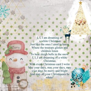 DAY 12 Lyrics of a Christmas Song