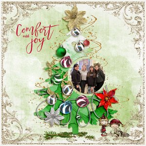 Day 1 - Decorate a Tree - Comfort and Joy