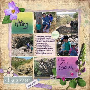 Hiking in the Golan