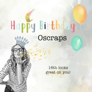happy birthday oscraps