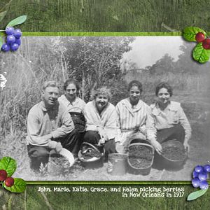 Berry Picking in 1917
