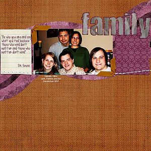 family (page swap with a friend)