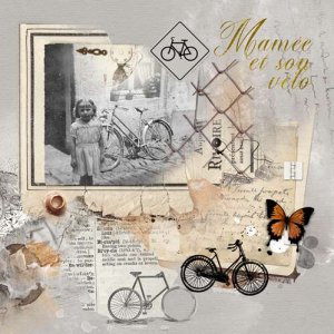Mamée et son vélo