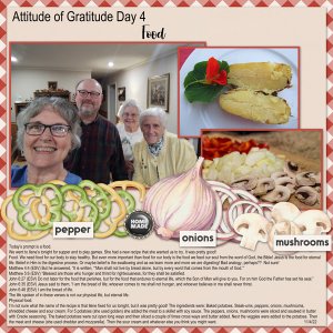 Attitude of Gratitude Day 4 - Food