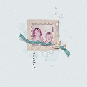 rub a dub dub two girls in a tub