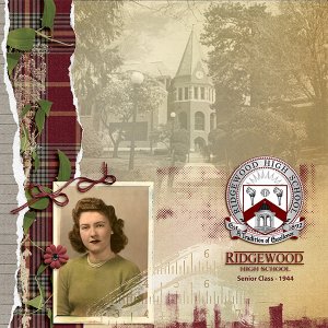 Alice- senior photo Ridgewood HS- NJ 1944