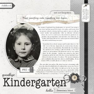Kindergarten left