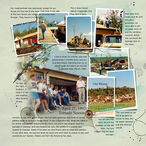 Tornado Season - MultiFoto Template Album 3