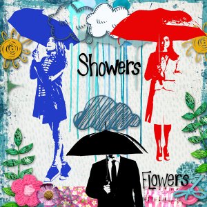 Showers and Flowers People Stamps