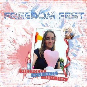Freedom Fest by Karen Schulz Designs Digital Art Layout 01 by Kay