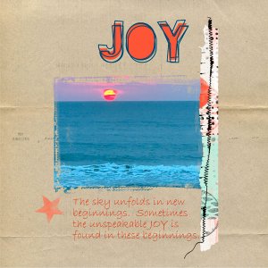 Joy Art Journal Beginnings