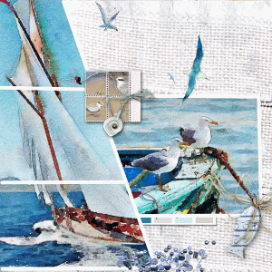 By the Sea/ RJefferies Mixed Media chall