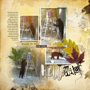 Oh My! Autumn Template Album No 1