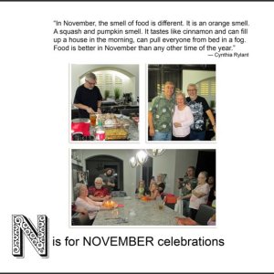 N is for November celebrations