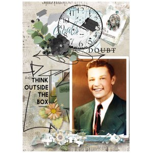Chuck's Senior Picture ATC {Day 5 of the 100 Day Challenge}