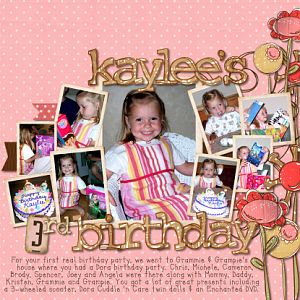 Kaylee's 3rd Birthday