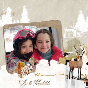 à la neige N°1 Liv et Mathilde
