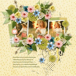 Melody Of Spring-Page Kit