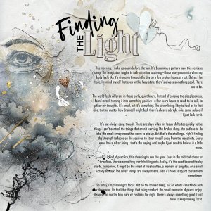 Finding the light - AJ August Week 2