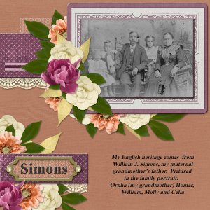 Simons (My English heritage)