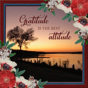 Gratitude is the best attitude