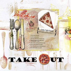 Take Out - Day 3 WordArt Challenge