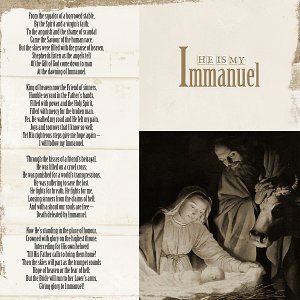 Day 12 - Christmas Song Lyrics - Immanuel