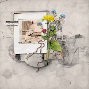 May Challenge#2 Artsy/Mixed Media - Miss You
