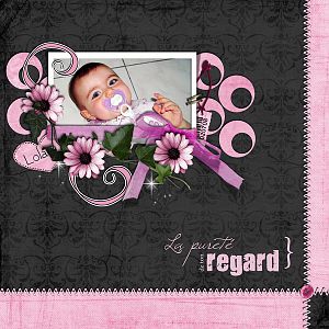 La puret de ton regard