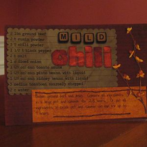 Chili recipe card - hybrid