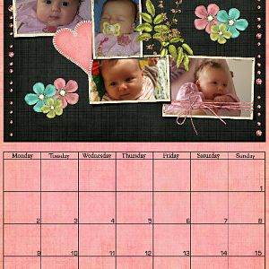 Calendar Page February - Emma