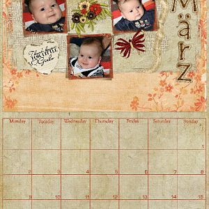 Calendar Page March - Emma (version 1)