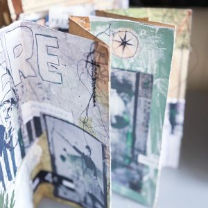 Hybrid Vintage Map Journal Project