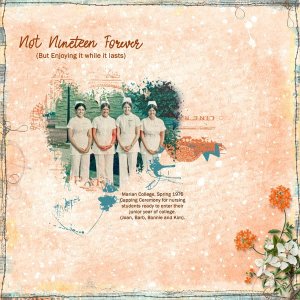 Day 1 Music Inspiration. Not Nineteen Forever
