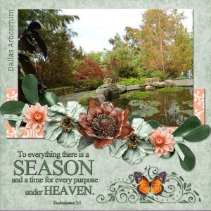 To everything there is a SEASON...
