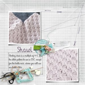 Crochet shawl