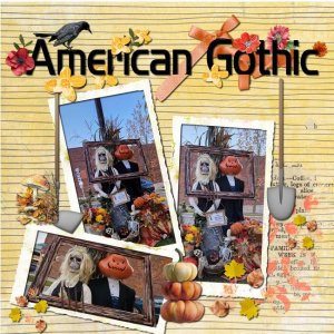 American Gothic Scarecrow