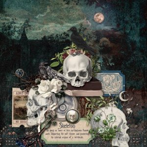 Goth Glam - Mystical Skulls
