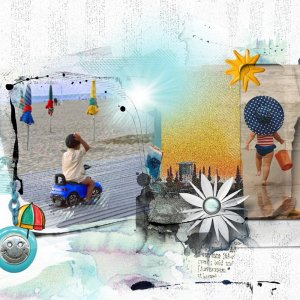 at the beach