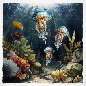 Drifting Jellyfish