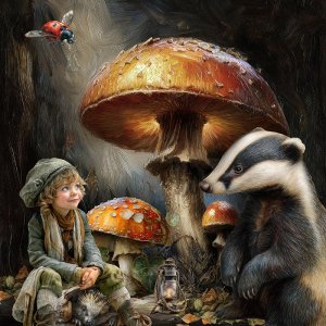 Boy's imagination
