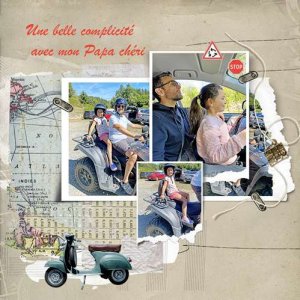 complicité avec papa chéri