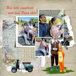 complicité avec papa chéri