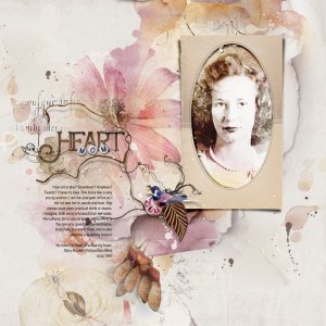 Mom with Pearls