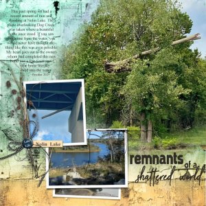 Remnants of a shattered world