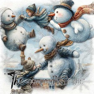 The Snowman Takes Flight!
