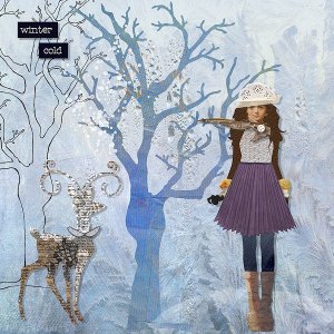 Day 6 Out with her Reindeer